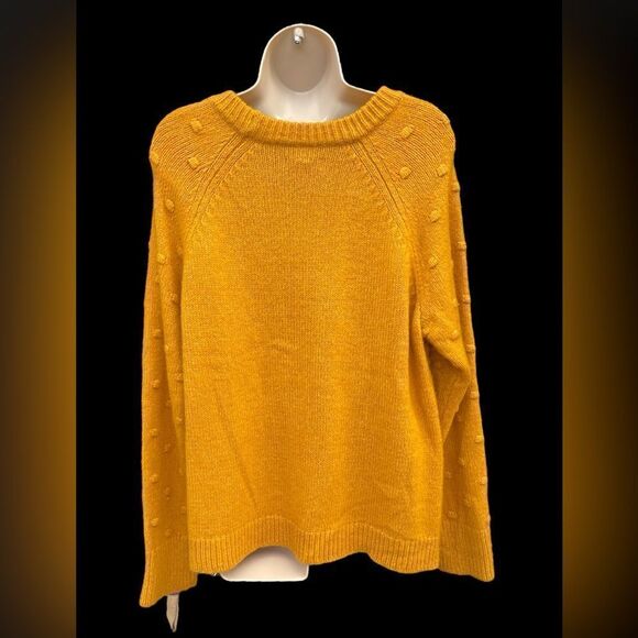 Sonoma goldenrod yellow knit sweater. - Picture 2 of 4